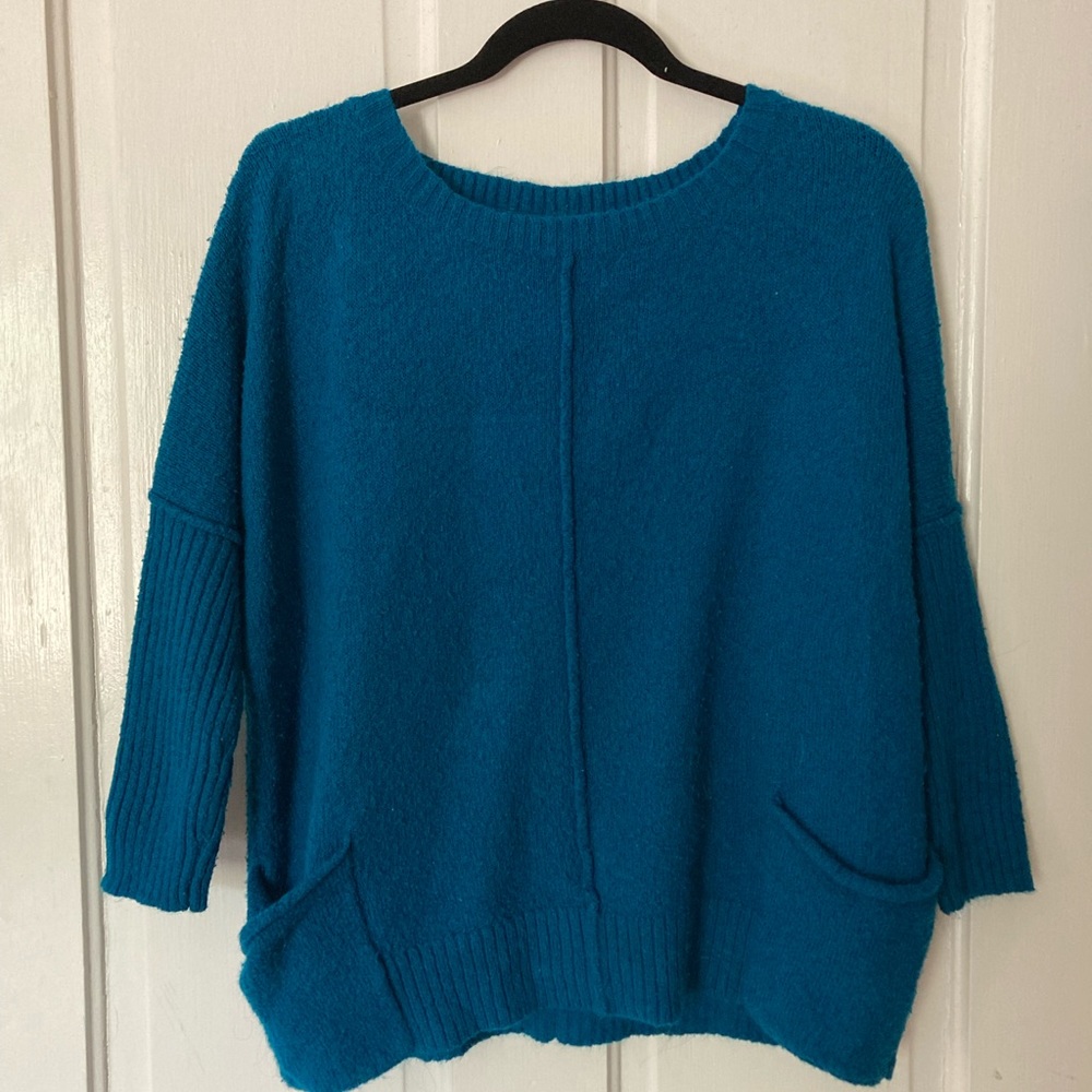 Soft blue sweater